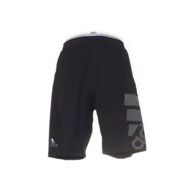 Træningsshorts (Sort, Hvid) fra Adidas Elastan, Polyester