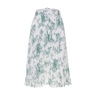 Rok (Wit, Meerkleurig) van H&M Modern Classic Polyester