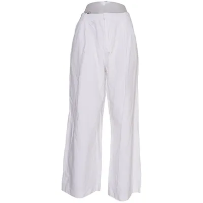 Palazzobukser (Hvid) fra Zara Bomuld, Linned, Viscose