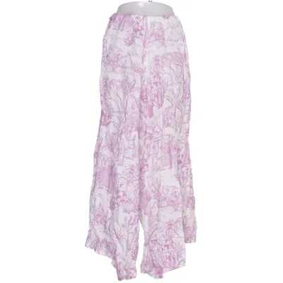 Palazzo pants (White, Purple) from Sartoria Saracena Linen