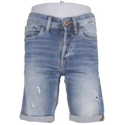 Denim shorts (Blauw) van Jack & Jones Katoen, Elastaan, Polyester