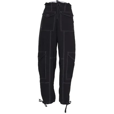 Cargobukser (Sort) fra Ganni Genanvendt polyester, Viscose
