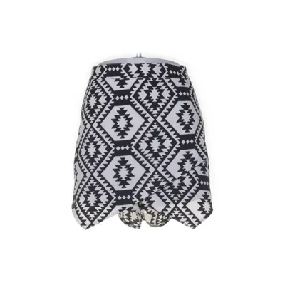 Wrap skirt (Black, White) from Amy's Stories Polyester