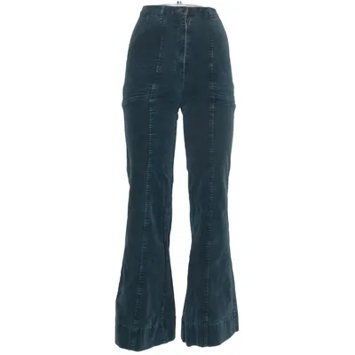 Pantalon en velours (Bleu) de Bright & Beautiful Coton, Élasthane