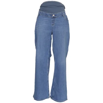 Pantalon maternité (Bleu) de H&M Mama Coton, Élasthane
