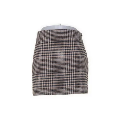 Kjol (Beige, Flerfärgad) från H&M Modern Classic Polyester, Ull, Polyamid