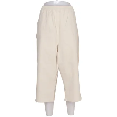 Driekwart broek (Beige) van Denim & Co Katoen, Elastaan