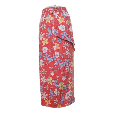Maxi skirt (Red, Multicolored) from La Rochelle Viscose