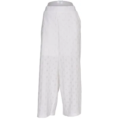 Driekwart broek (Wit) van Janina Elastaan, Polyester