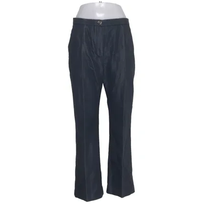 Kostuumbroek (Blauw) van Voile Bleue Katoen, Elastaan, Polyester