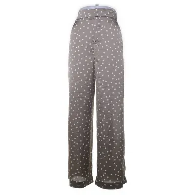 Palazzobukser (Grøn, Flerfarvet) fra Zara Basic Polyester