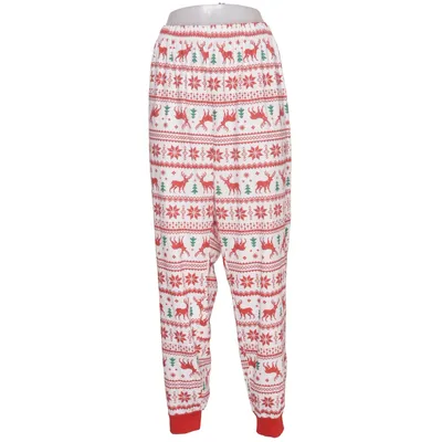 Pyjamahose (Weiß, Rot, Grün) von PatPat Elasthan, Polyester