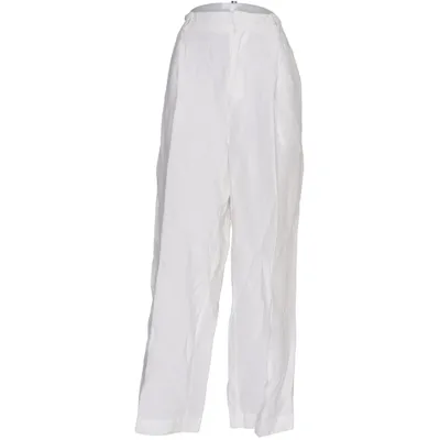 Broek (Wit) van Lindex Katoen, Linnen, Viscose
