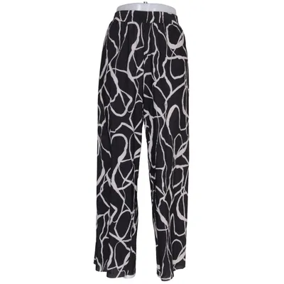 Palazzobyxor (Svart, Vit, Flerfärgad) från Studio Stockholm Elastan, Polyester