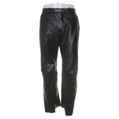 Pantalon en cuir (Noir) de French Connection Acétate, Cuir