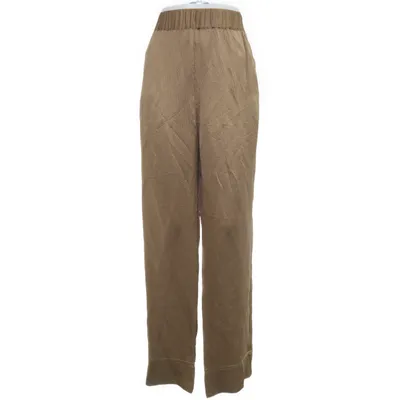 Bukser (Raka ben, resår i midjelinningen, normal längd. ) fra H&M Silke, Viscose, Bomuld