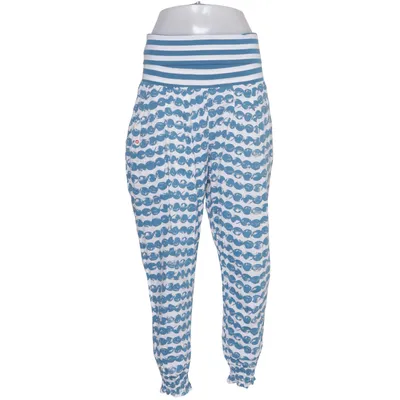 Pantalon (Bleu, Blanc) de Blutsgeschwister Coton, Élasthane