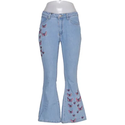 Jeans (Blå, Pink) fra Labelrail x Pose and Repeat Bomuld, Polyester, Viscose