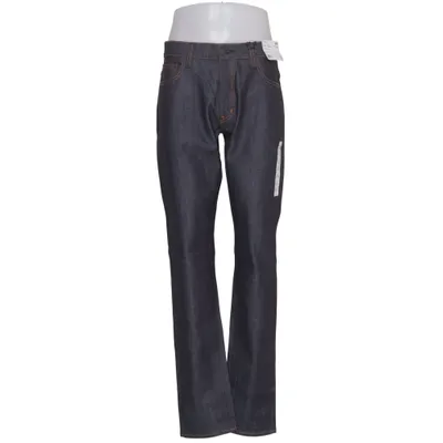 Jean (Selvedge Slim Fit Straight) de Uniqlo Coton, Élasthane, Faux cuir