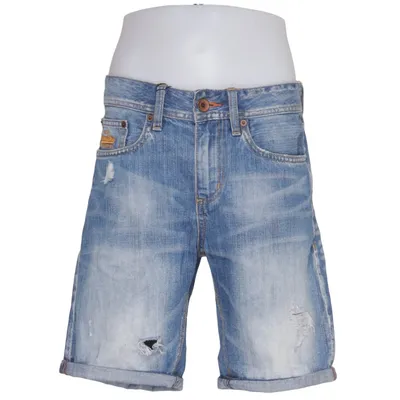 Denim shorts (Officer) van Superdry Vintage Katoen