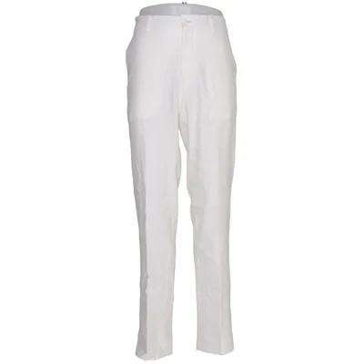 Suit pants (White) from Hechter Elastane, Linen, Polyester, Viscose