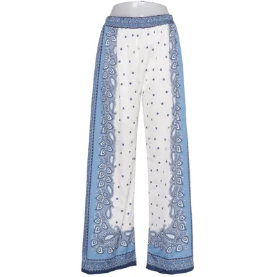 Palazzo broek (Blauw, Wit) van Couture Polyester