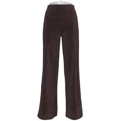 Palazzobyxor (Brun) från H&M Elastan, Metallfiber, Polyester