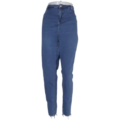 Jeans (Blå) från Missguided Plus Bomull, Elastan, Polyester