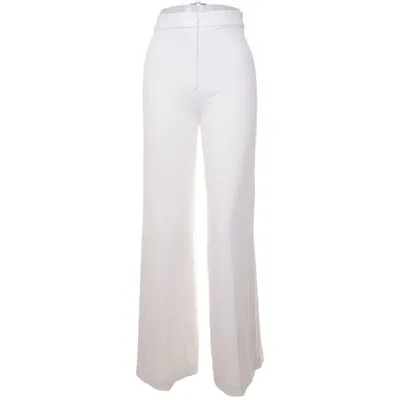 Palazzo broek (Wit) van H&M Modern Classic Polyester, Elastaan