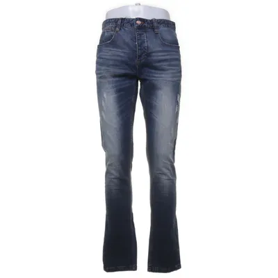 Jeans (Blå, Vit) från Humör Bomull, Elastan