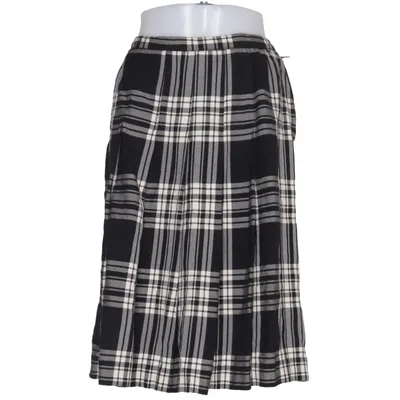 Kjol (Svart, Vit) från Hettemarks Viskos, Ull