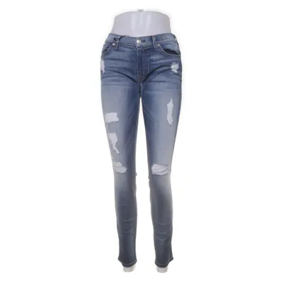 Spijkerbroek (Blauw) van 7 for All Mankind Katoen, Elastaan