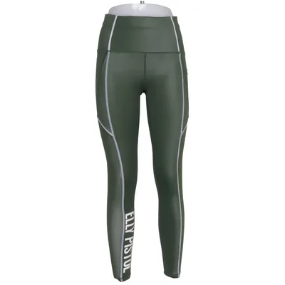 Collants de sport (Vert) de Elly Pistol Élasthane, Polyester