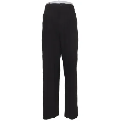 Suit pants (Black) from Uniqlo Cotton, Elastane, Recycled polyester, Viscose
