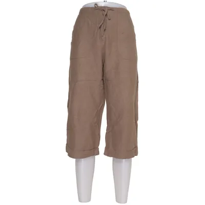 Culottes (Marron) de Machine Coton, Lin, Viscose