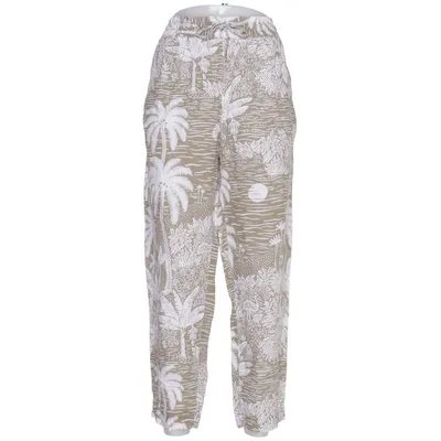 Pants (Green, Multicolored) from Desmond & Dempsey x H&M Linen