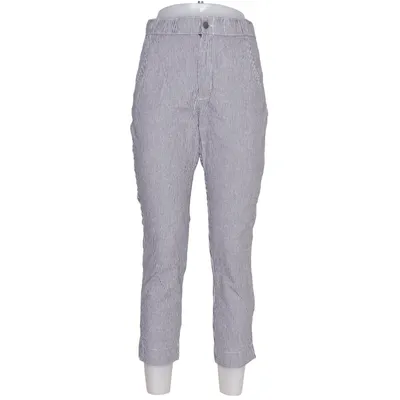 Pants (Blue, White) from Abercrombie Cotton, Elastane
