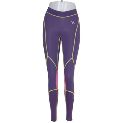 Träningstights (Lila, Rosa, Gul) från Kari Traa Elastan, Polyamid, Polyester