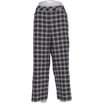 Bukser (Np Check Wide Elastic Waist) fra N.P. Elastan, Genanvendt polyester, Viscose