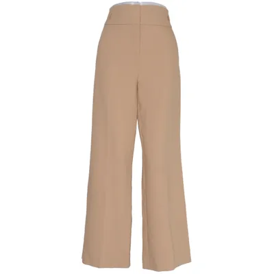 Kostuumbroek (Beige) van Hallhuber