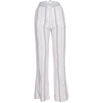 Broek (Wit, Blauw, Bruin) van Vanessabruno Katoen, Viscose