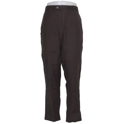 Suit pants (Brown) from Reda Polyester, Wool