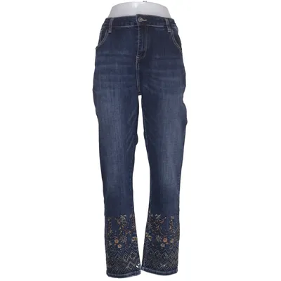 Spijkerbroek (Blauw, Meerkleurig) van Monday Katoen, Elastaan, Polyester