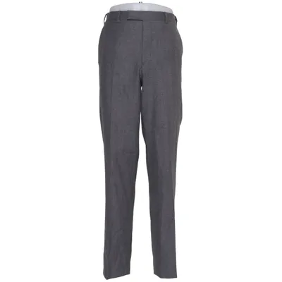 Jakkesætsbukser (Grå) fra Brothers Polyester, Uld