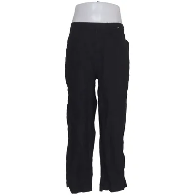 Pants (Black) from Uniqlo Cotton, Linen, Polyester