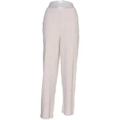 Pants (Beige) from Object Linen, Viscose