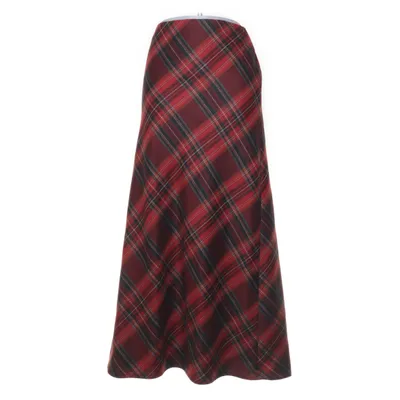 Maxi nederdel (Rød, Flerfarvet) fra Laura Ashley Acetat, Uld