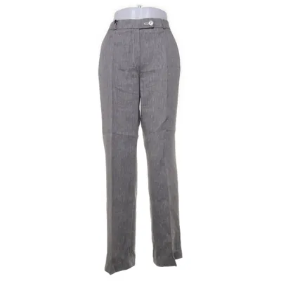 Suit pants (Gray) from Fabrizio A Linen, Polyester, Viscose