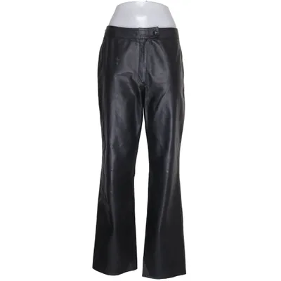 Leather pants (Black) from Classiques Entier Leather, Polyester