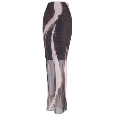 Jupe longue (Noir, Multicolore) de Boohoo